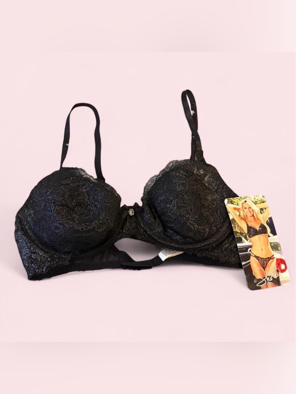 NWT Underwire Metallic Lace Sparky Bra